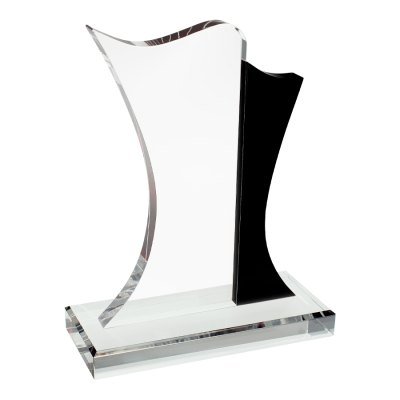 Miniatura 8 de Trofeo Galvano Cristal Bauhaus