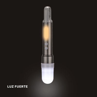 Miniatura 14 de USB Linterna Táctica y lámpara recargable "HOOK" 15-en-1