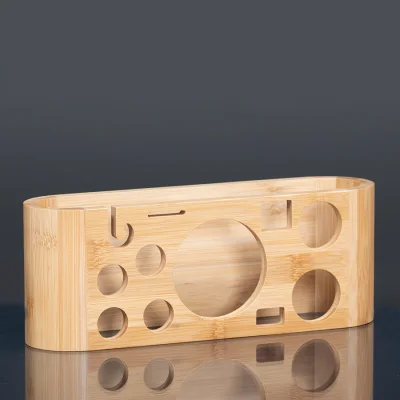 Set de cóctel 12-en-1 encobrizado, con base de Bamboo - Regalos Corporativos