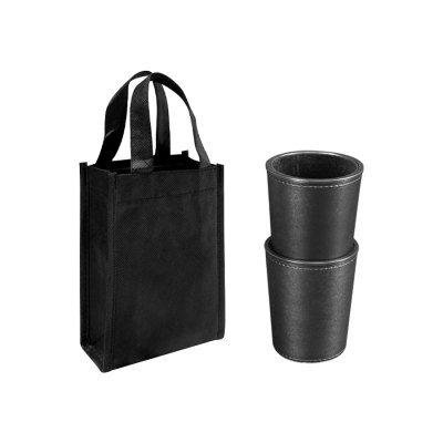 Set de 2 Cachos de PU Negro - Regalos Corporativos