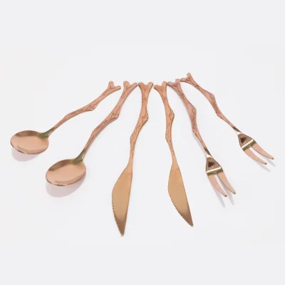 Miniatura 8 de Deluxe Set de Cubiertos encobrizados para cóctel