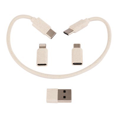 Miniatura 3 de Connect Multicargador 6 en 1 de Bamboo y Trigo.