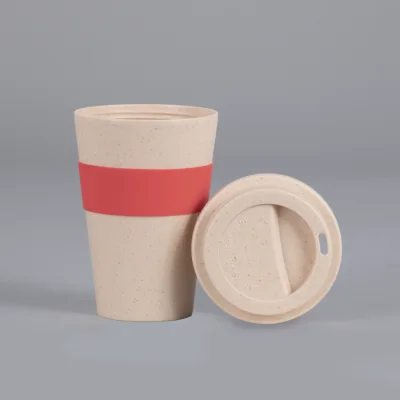 Miniatura 6 de Mug Eco Cup "WHEAT STRAW" 355cc con banda silicona