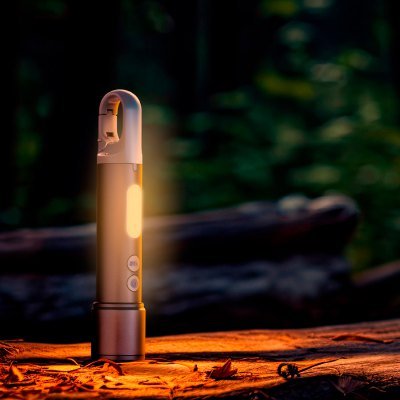 Miniatura 17 de USB Linterna Táctica y lámpara recargable "HOOK" 15-en-1