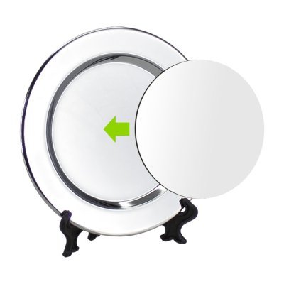 Trofeo Galvano Plato Pequeño Sublimación - Regalos Corporativos