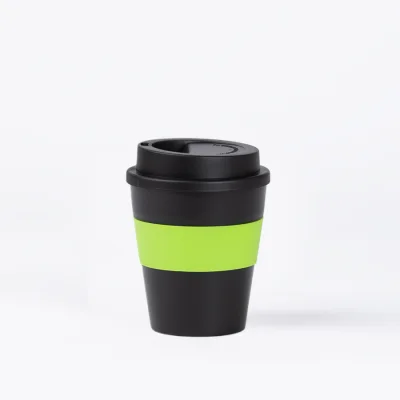 Miniatura 8 de Mug Express Cup "BLACK" 356cc con banda silicona