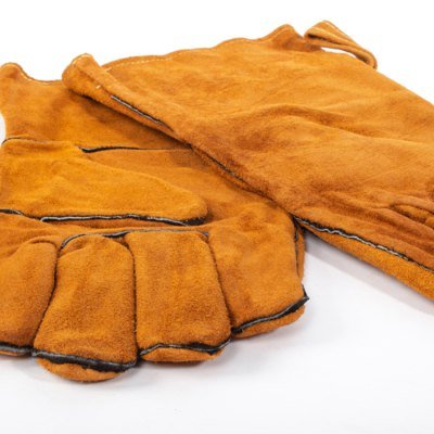 Miniatura 5 de Par de Guantes de Cuero Gamuza