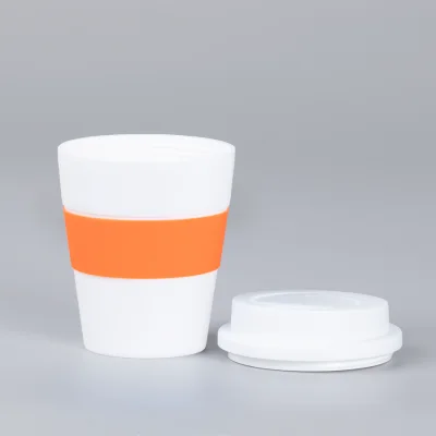 Miniatura 9 de Mug Express Cup "WHITE" 356cc con banda silicona