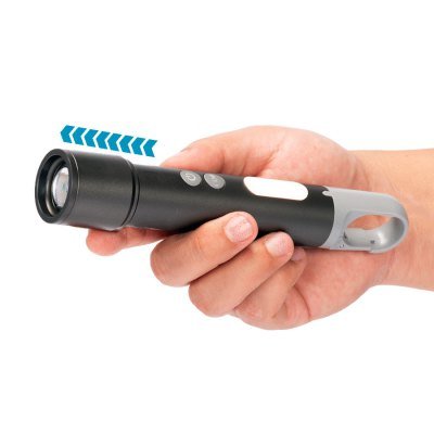 Miniatura 20 de USB Linterna Táctica y lámpara recargable "HOOK" 15-en-1