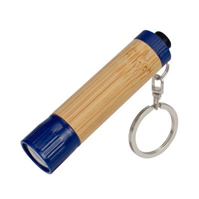 Regalo corporativo Llavero-Linterna LED cuerpo Bamboo