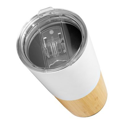 Miniatura 3 de Mug metálico/bamboo "AURUS" 500cc