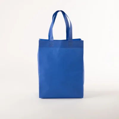 Bolsa TNT reutilizable "SAUL" con costuras termoselladas, asas 38 x 2.5 cm. - Regalos Corporativos