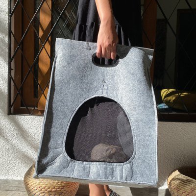 Miniatura 2 de Bolso de Fieltro Porta-Mascota