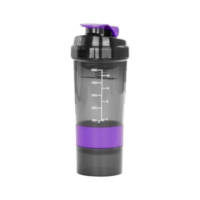 Miniatura 30 de Vaso Gym para batidos proteína "SHAKE", con 4 compartimentos.