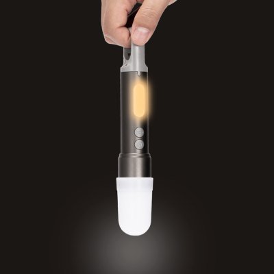 Miniatura 13 de USB Linterna Táctica y lámpara recargable "HOOK" 15-en-1