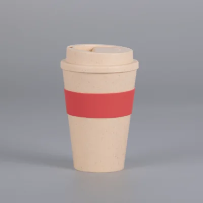 Miniatura 5 de Mug Eco Cup "WHEAT STRAW" 355cc con banda silicona