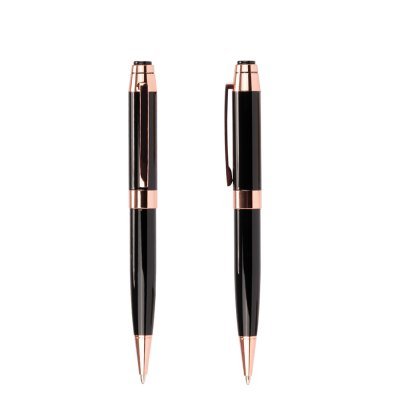 Miniatura 9 de Set de Escritura "THORTON" negro con detalles encobrizados.