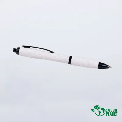 Miniatura 3 de Bolígrafo de Fibra de Trigo "ELEMENT" con tinta azul