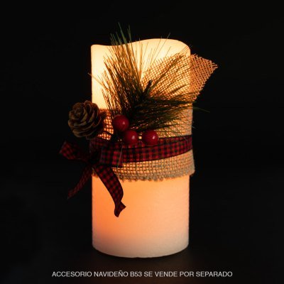 Miniatura 6 de Vela LED 15x7.3cm