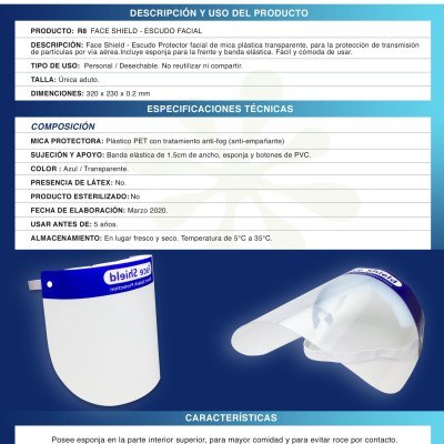 Miniatura 9 de Set de 10 Face Shield - Escudo Facial