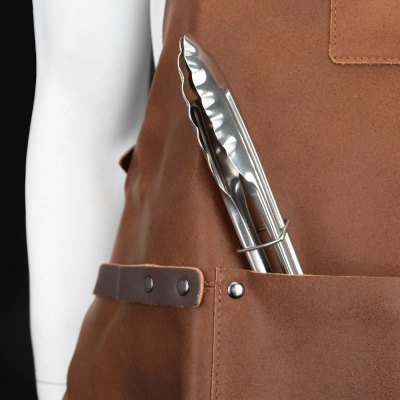 Miniatura 2 de Set Asador de Cuero de Búfalo