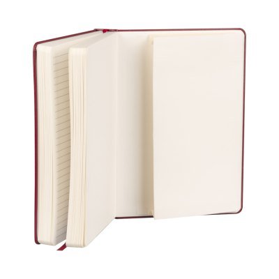 Miniatura 14 de Cuaderno "ROMA" con tapa dura de Eco-Cuero y 196 hojas.