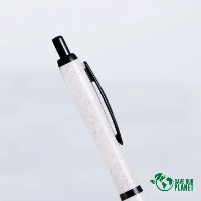 Miniatura 4 de Bolígrafo de Fibra de Trigo "ELEMENT" con tinta azul