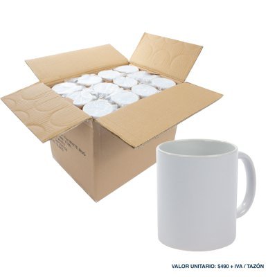 Miniatura 8 de Cartón de 36 tazones 350cc sublimación