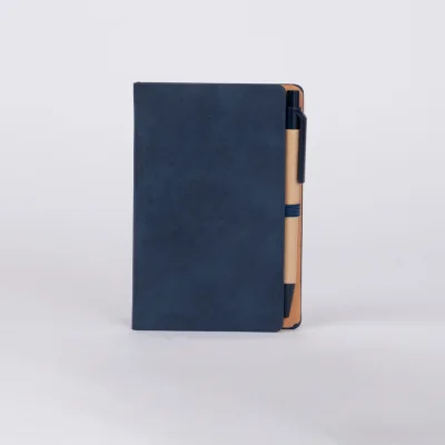 Miniatura 5 de Libreta Memo Set "AURORA" de Eco-Cuero, con Bolígrafo.