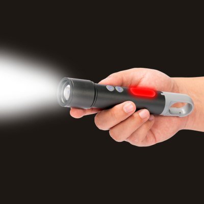 Miniatura 19 de USB Linterna Táctica y lámpara recargable "HOOK" 15-en-1