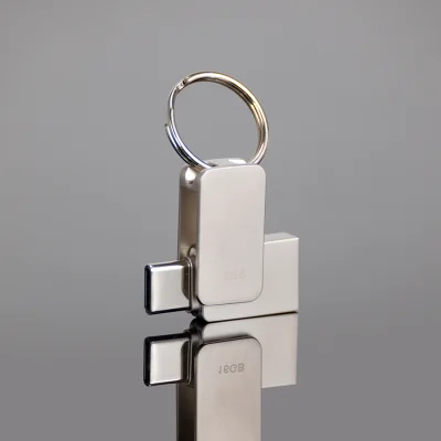 USB 3.0 Mini-Pendrive "Giro" de Acero inoxidable 16GB