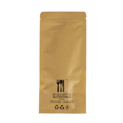 Miniatura 3 de Set de cubiertos Sustentable bolsa ZIP