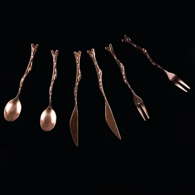 Miniatura 6 de Deluxe Set de Cubiertos encobrizados para cóctel