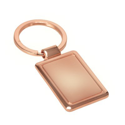 Miniatura 2 de Llavero rectangular encobrizado "CUPRA"