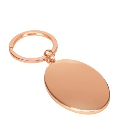 Miniatura 3 de Llavero ovalado encobrizado negro "SAM"