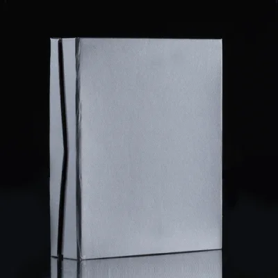 Miniatura 2 de Trofeo Galvano de Madera y Cristal "Curve"