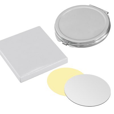 Miniatura 4 de Espejo Metálico Redondo Sublimación