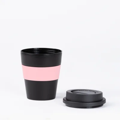 Miniatura 13 de Mug Express Cup "BLACK" 356cc con banda silicona
