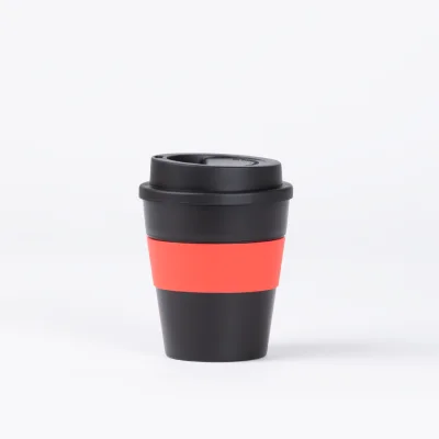 Miniatura 2 de Mug Express Cup "BLACK" 356cc con banda silicona