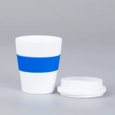 Miniatura 5 de Mug Express Cup "WHITE" 356cc con banda silicona