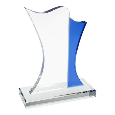 Miniatura 7 de Trofeo Galvano Cristal Bauhaus