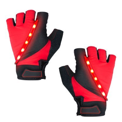 Miniatura 2 de Guantes 5 LED de Ciclismo