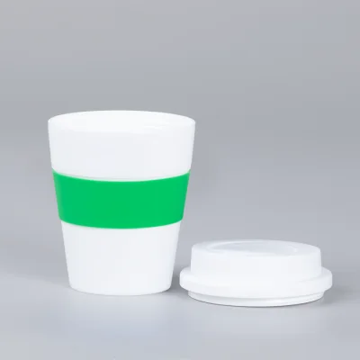 Miniatura 11 de Mug Express Cup "WHITE" 356cc con banda silicona