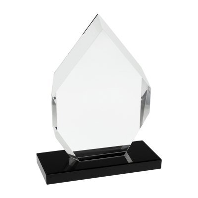 Trofeo Galvano Cristal Black Diamond - Regalos Corporativos