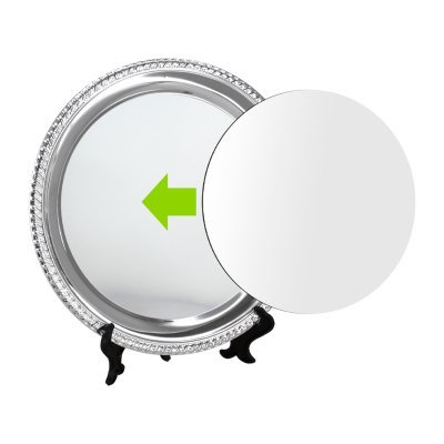 Miniatura 2 de Trofeo Galvano Plato Grande Sublimación