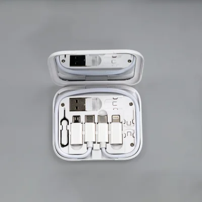 Connect Multicargador 8-en-1, con Espejo. - Regalos Corporativos