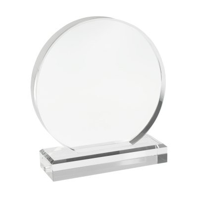 Trofeo Galvano Cristal Circle - Regalos Corporativos