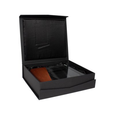 Miniatura 3 de Trofeo Galvano de Madera y Cristal "Lewis"