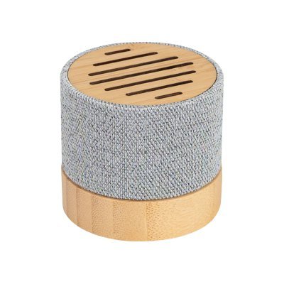 Parlante Altavoz de Bamboo y tela RPET "TRUE"