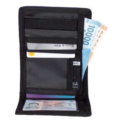 Miniatura 4 de Billetera de tela negra, para Sublimación